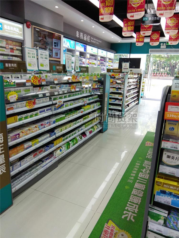 藥店貨架布局設(shè)計(jì)效果圖