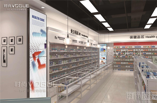 藥店貨架擺放設(shè)計(jì)